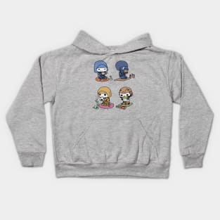 MK chibi clans Kids Hoodie